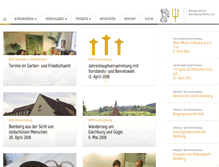 Tablet Screenshot of bvm-bamberg.de